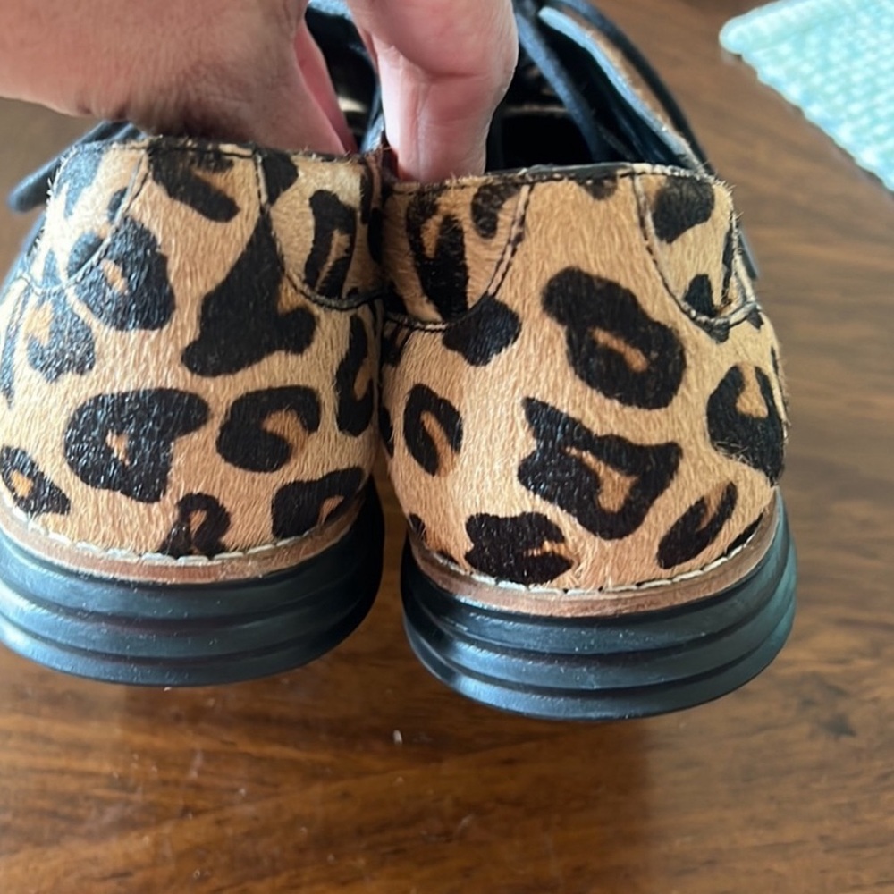 Cole Haan Grand Oxfords Calf Hair Animal Print Size 5.5 - Picture 5 of 8